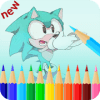 coloring sonic