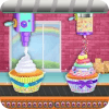 Rainbow Cupcake Factory Bakery Food Maker Shop