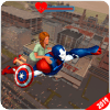 Superhero American Captain  Infinity Battle