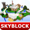 Map Skyblock mine quest for survival in the MCPE