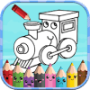 Train Coloring Book