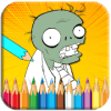 Coloring Plants Zombies Game