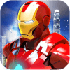 Iron Superhero Robot Flashlight Flying Man Rescue