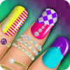 Girly Nail Salon: Mani Pedi & Nail Art Designs