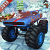 Chrismas Mountain Monster Truck Stunts