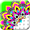 Color by Number: Mandala Pixel Art Full Images