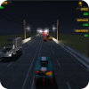 Racing in car with traffic racer