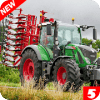 Tractor Farming Thresher Simulator Game 2019