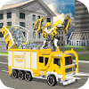 City Garbage Truck Flying RobotTrash Truck Robot