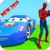 Superheroes US Impossible GT Racing Stunt Games