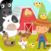 Farm Animals: learn farm animals and their food