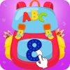 Write ABC 123  tracing and learning game