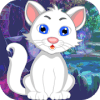 Kavi Escape Game 540 White Cat Rescue Game