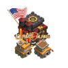 Clash of clans American maps