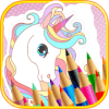 Little Coloring Books Pony Unicorn