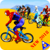 Superheroes Bmx Tricky Racing Games