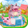 Care of the pig and the small cow animal game