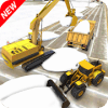 Snow Excavator Gigantic Crane 3D Snow Plow Game