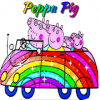 Piggy Coloring with Peppa