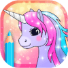 Unicorn Coloring Pages with Animation Effects