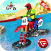 Beach Water Surfer Dirt Bike Xtreme Racing Games