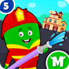 My Monster Town  Fire Station Games for Kids