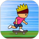 Tony ride skateboard