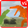 TRex Fights Spinosaurus