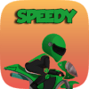 Speedy Green Motorcycle