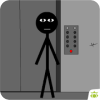 Stickman escape lift