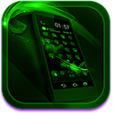 Next Launcher Theme FluOGreen