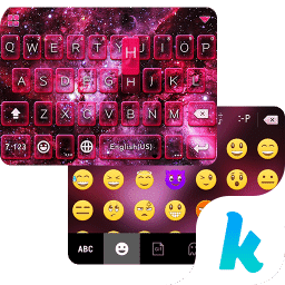Space Dust Emoji Kika Keyboard