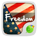 USA Freedom GO Keyboard Theme