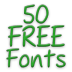Free Fonts 50 Pack 23