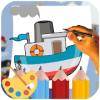 Coloring Ship - Drawing Book