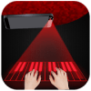 Piano hologram simulator prank