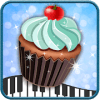 Piano Cupcake Tiles Delicious Yummy Cake Icecream