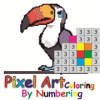 pixel art coloring by numbering