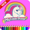 Little Pony Unicorn Coloring Book