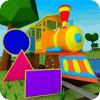 Learn Shapes  3D Train Game For Kids & Toddlers