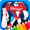 Robots Coloring Pages with Animated Effects