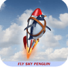 Fly sky penguin