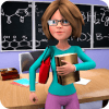 Virtual Girl High School Teacher: Happy Family Fun