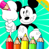 Coloring Book For Mickey And Minnie Mouse