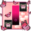 Pink Butterfly Piano tiless 2019