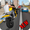 Flying Moto Racer 3d