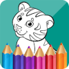 ColorSwipe - Animals Coloring Book for Kids