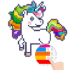 Unicorn: Color By Number Pixel Art