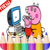 Peppa Coloring Pages for kids