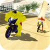 Super hero stunt bike - mega ramp racing